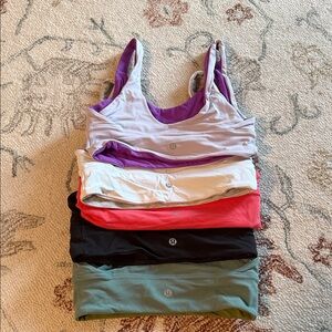 lululemon athletica Tank Tops - Purple, White, Black, Pink, Green